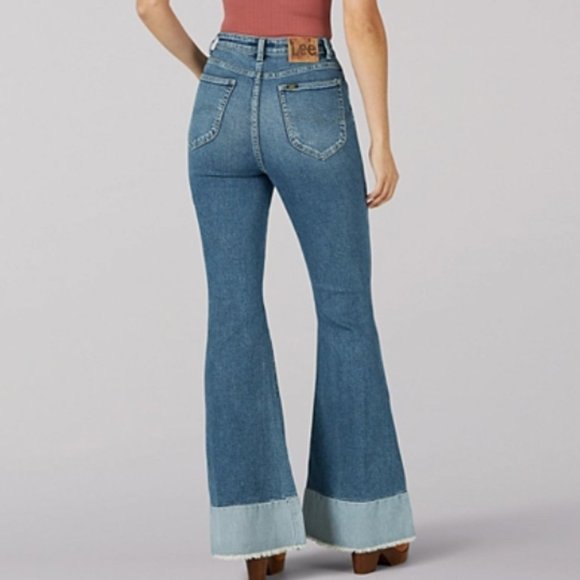 Lee Vintage Modern Bell Bottom Flare Jeans - Picture 4 of 14
